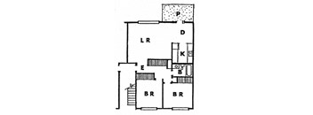 a floor plan of a house
