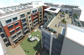 6th floor Terrace Rendering Aerial View - Photo Gallery 3