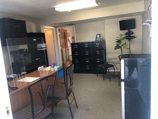 inside leasing office