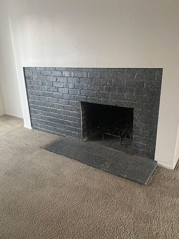 Apartment Interior Fireplace