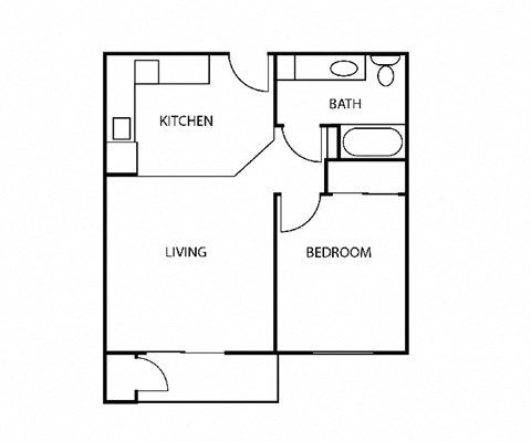 a floor plan of a bedroom apartment