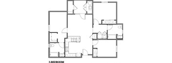 Three Bedroom Floorplan