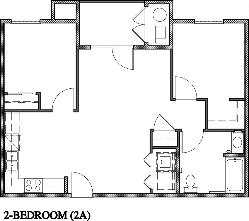 Two Bedroom Floorplan Type A - Photo Gallery