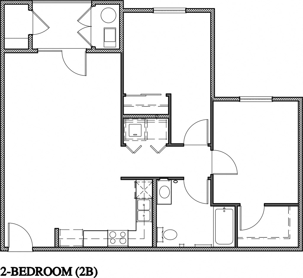 Two Bedroom Floorplan Type B