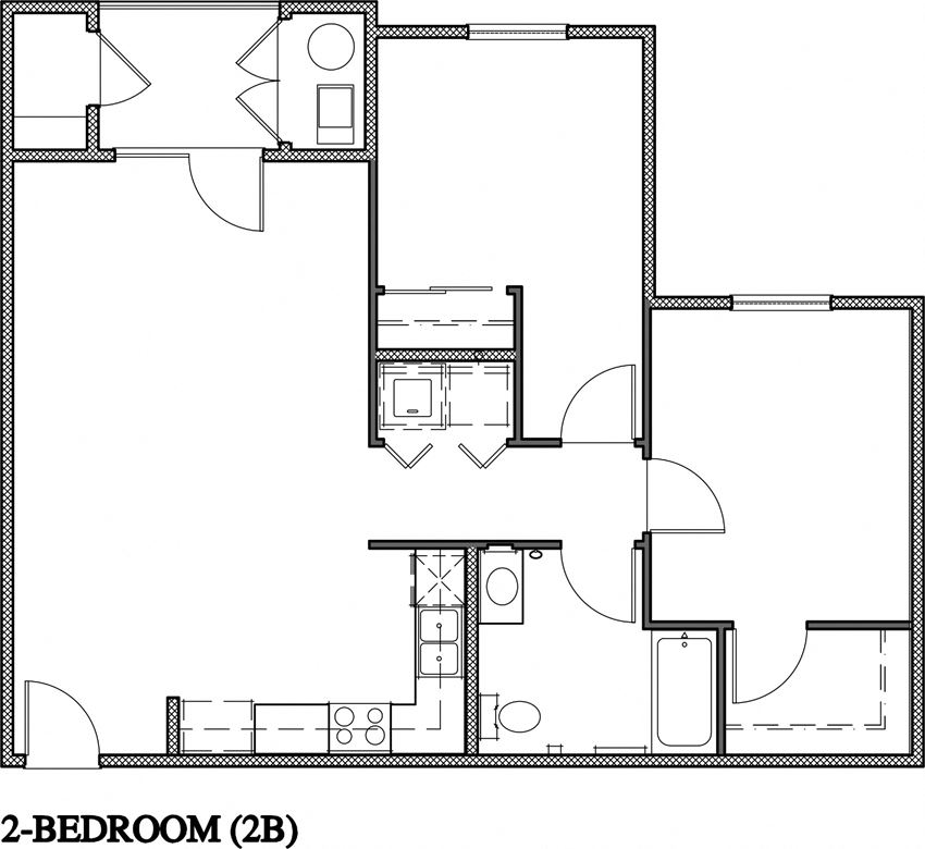Two Bedroom Floorplan Type B - Photo Gallery