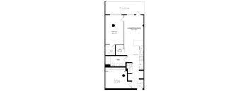 Open Two Bedroom Den BD1