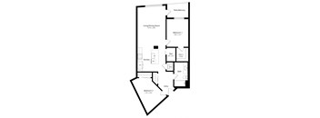 Open Two Bedroom Den BD2