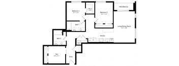 a drawing of a floor plan of a house