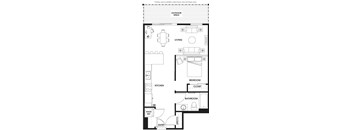 U3 Open One Bedroom