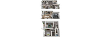 a two bedroom house plan is a good choice for a small family. a small house plan