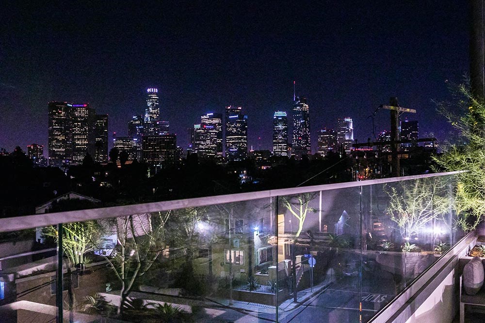Rooftop View at Night