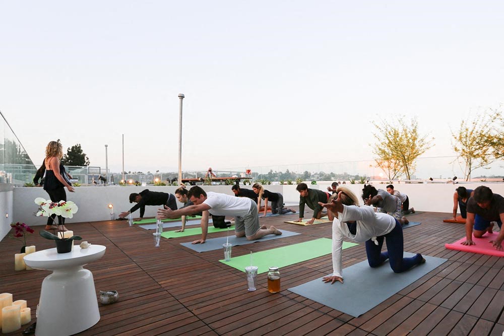 Yoga on Deck