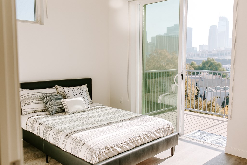 terrace with views
