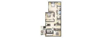 2 Bedroom, 2 Bath