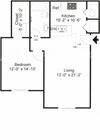 1 bedroom (small)