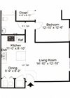 1 bedroom (large)