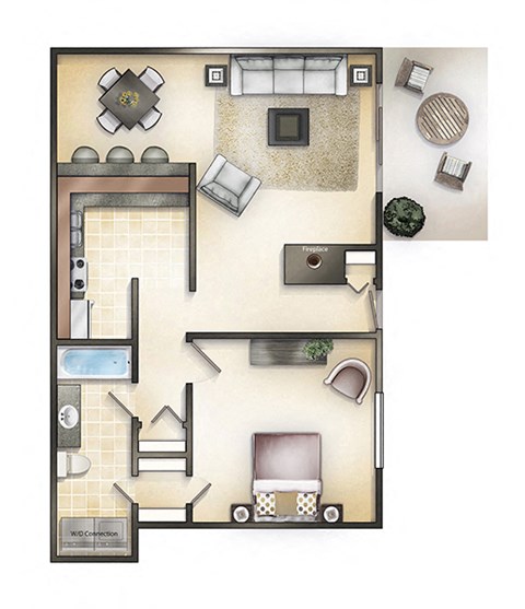 1985 N. Amidon 1-2 Beds Apartment for Rent - Photo Gallery 24