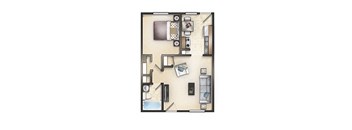 1 bedroom  1 bath