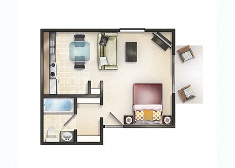 5001 E Pawnee Studio-1 Bed Apartment for Rent - Photo Gallery 15