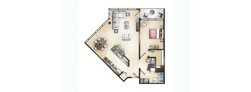 One Bedroom Penthouse