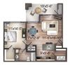 1 Bedroom (Upper Level)