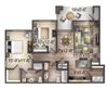 2 Bedroom (Upper Level)
