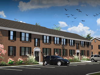 Rendering of Drexel Hill Apartments