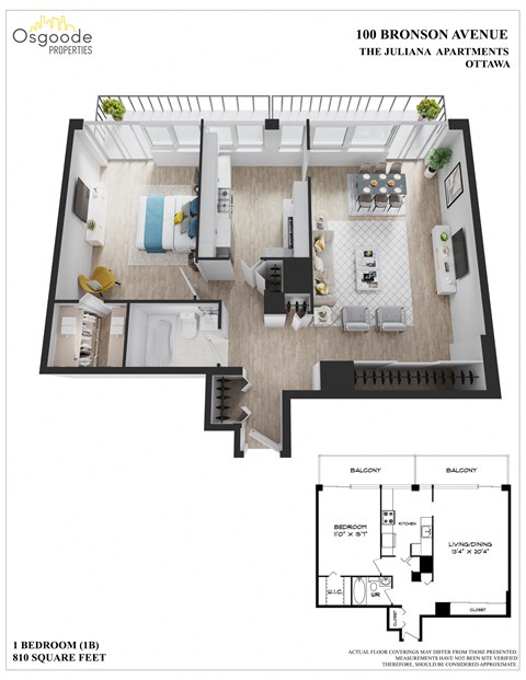 100 Bronson Avenue 1 Bed Apartment, Ottawa East for Rent - Photo Gallery 15