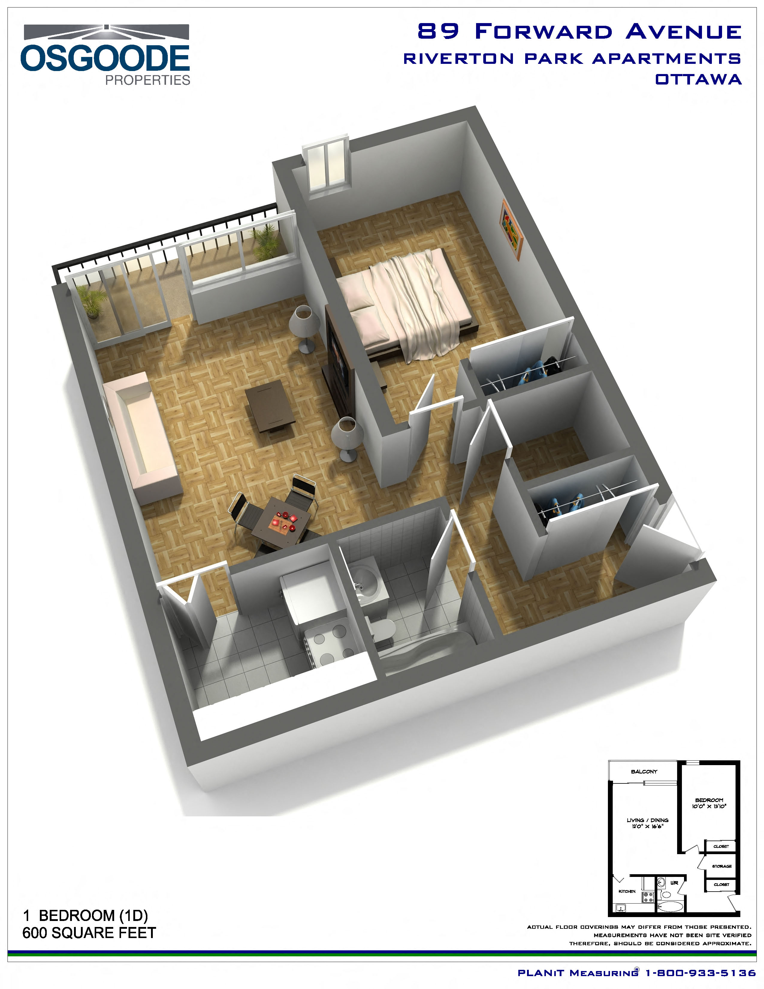 1 Bedroom B