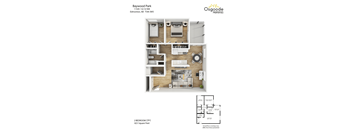 A floor plan for a property located at Baywood Park, Edmonton, AB.