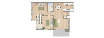 Luna's 2 Bedroom and 2 Bathroom