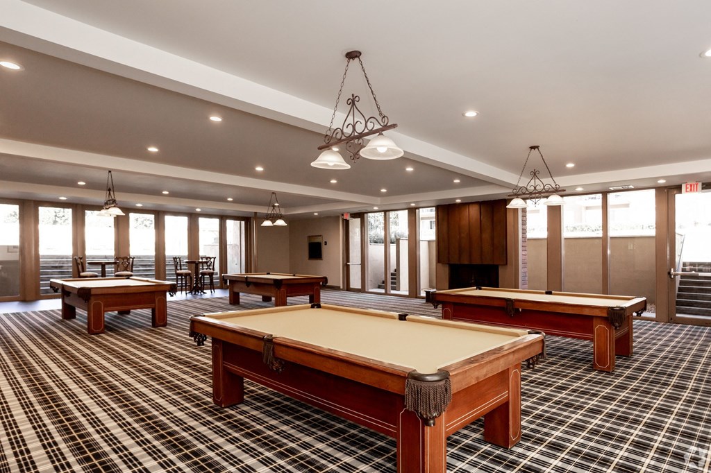 Terrace Apartment pool tables
