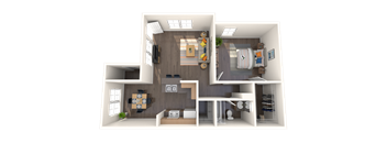 one bedroom floorplan