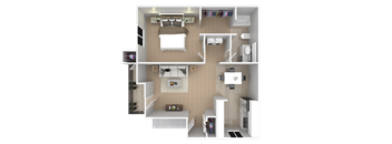 one bedroom floorplan