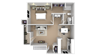 one bedroom floorplan