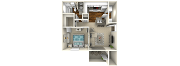 A series of images showing different rooms of a house.