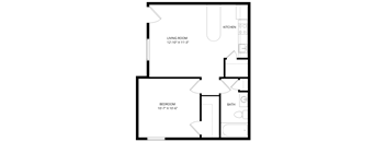 One bedroom one bathroom