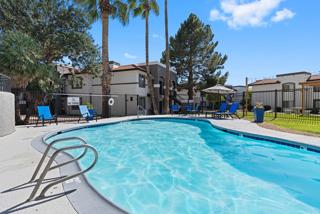 pool at the enclave at woodbridge apartments in sugar land, tx