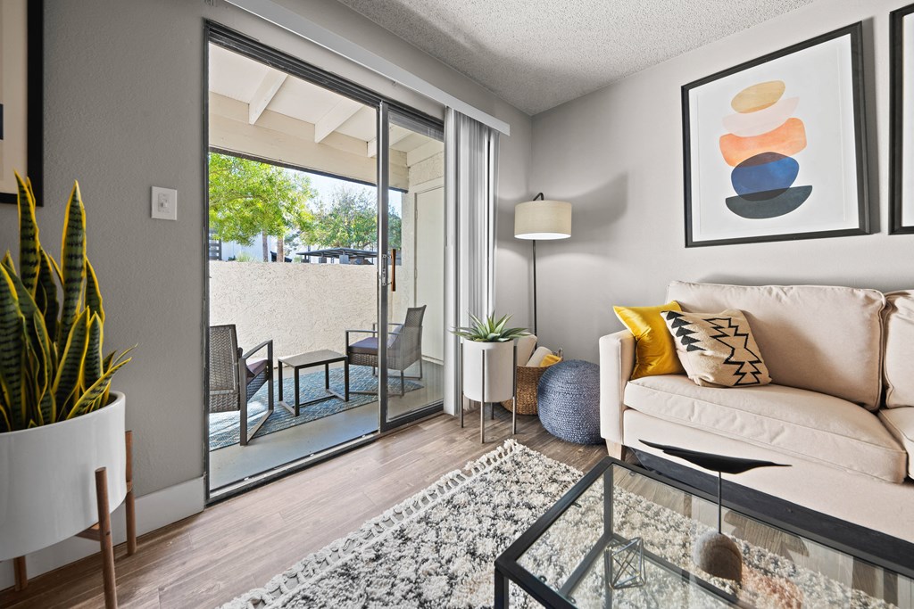 Living Room and Patio