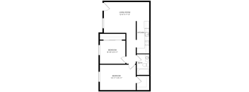 Two Bedroom One Bathroom