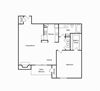 A2 floorplan, Broadway Apartments, Garland, TX