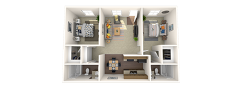 The Hillborough spacious two-bedroom