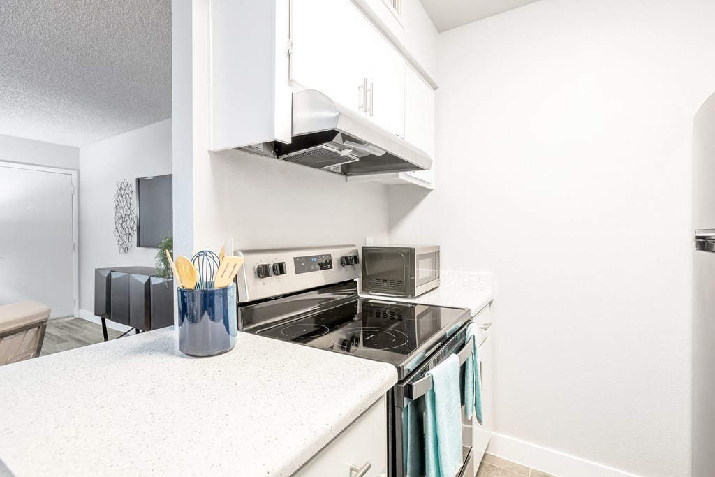 Renovated apartment homes available with stainless steel appliances