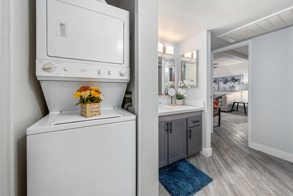 our apartments offer a laundry room with washer and dryer