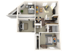The Ritz- Large 900 SF 3-bedroom apartment The Ritz- Large 900 SF 3-bedroom apartment