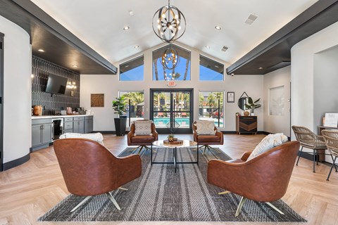 the preserve at ballantyne commons community living room