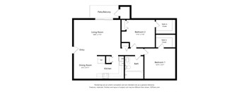 a floor plan of a house