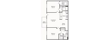 two bedroom two bathroom