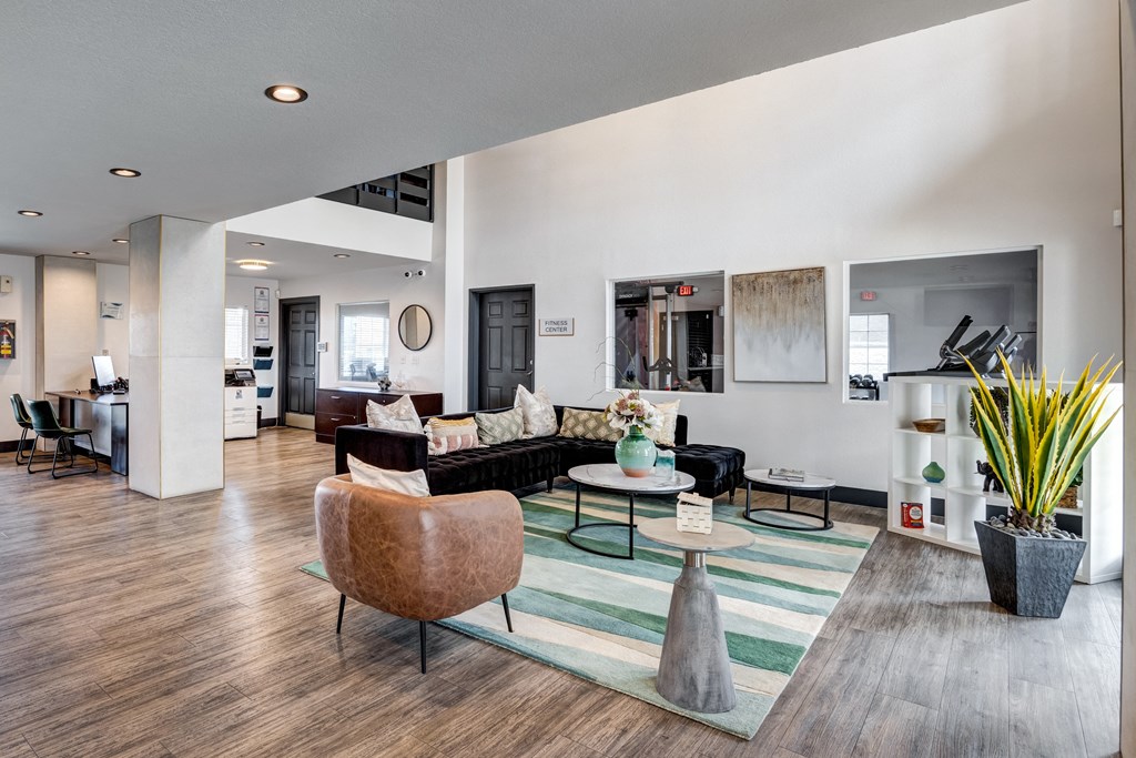 the reserve at city center spacious living room