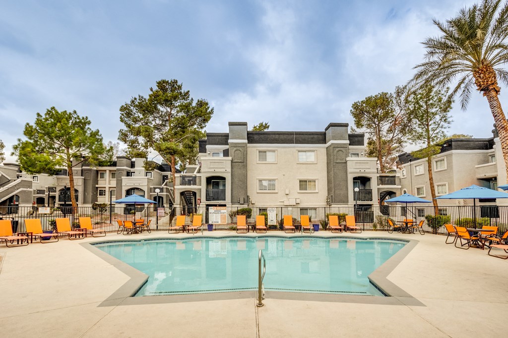 our apartments have a large pool at our apartments in tempe